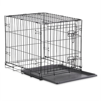 , Single-Door Folding Dog Crate with Divider, Xx-Large, 48"